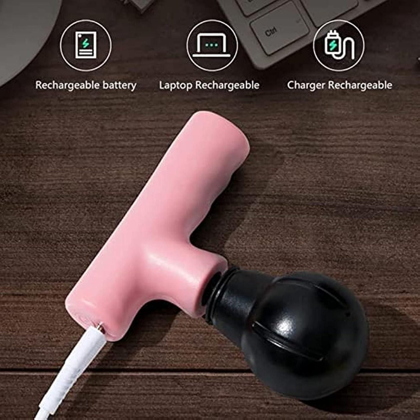 Mini Facial Gun Deep Muscle Massager | Compact Electric Muscle Relief Massager