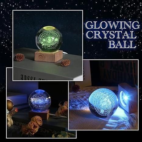 3D Crystal Lamp Ball | Assorted Color Designs
