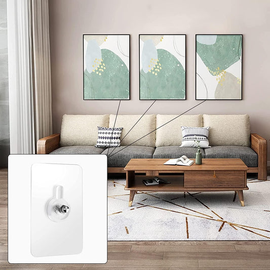 Wall Mount Screw Hooks for  Room 10 Pcs