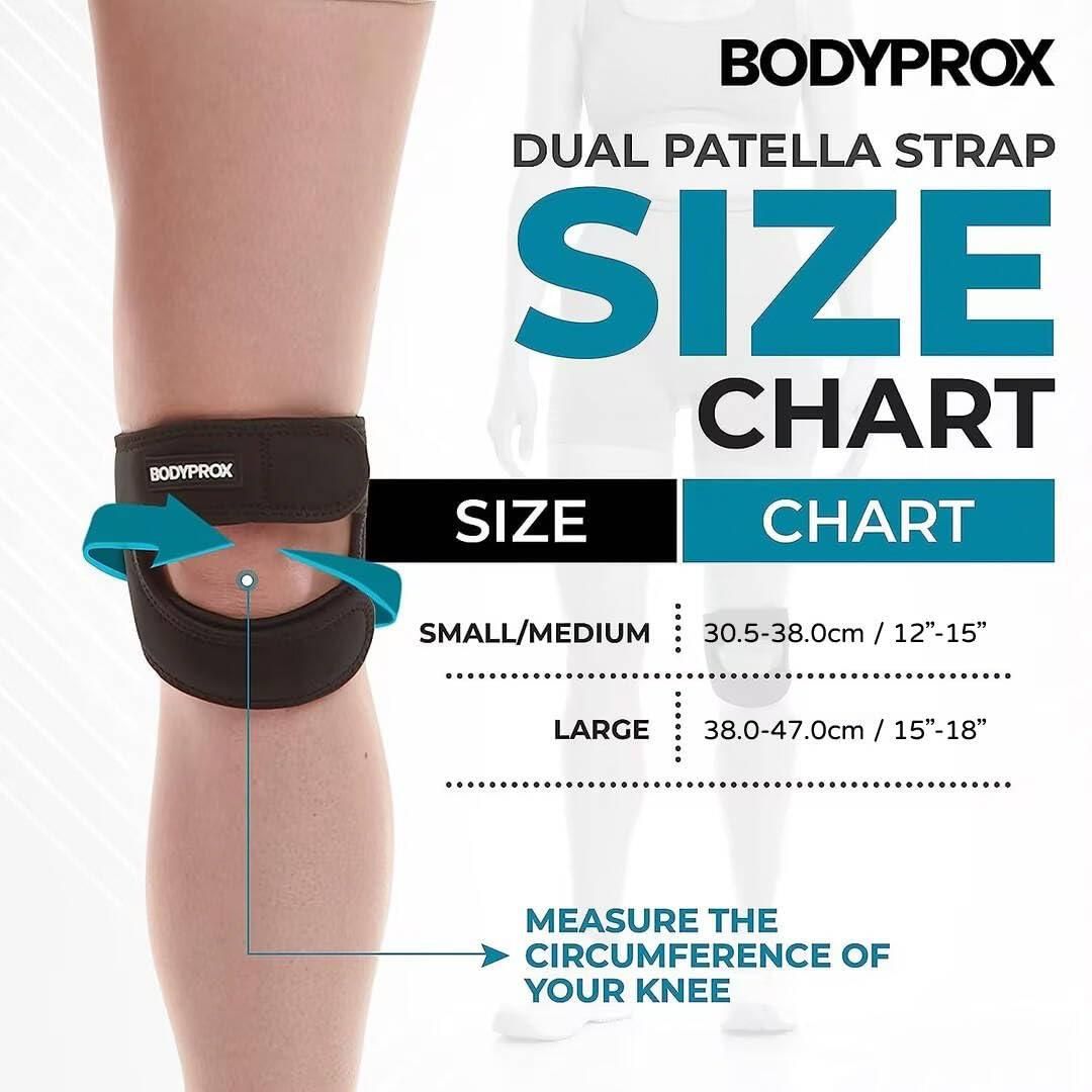 💪 Knee Pain Relief Adjustable Neoprene Knee Strap (Pack of 2)