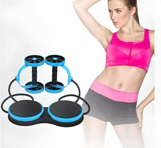 Wheel Roller for Core Workouts with Knee Pad